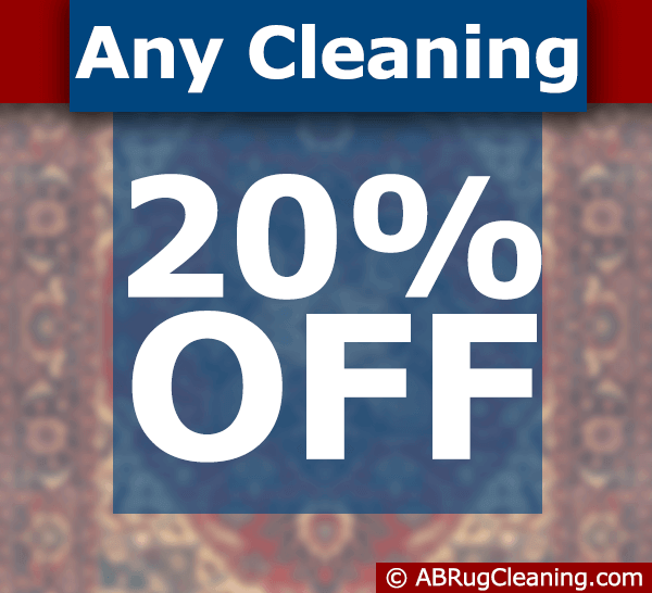20 PERCENT OFF FOR ALL CLEANING SERVICES 
